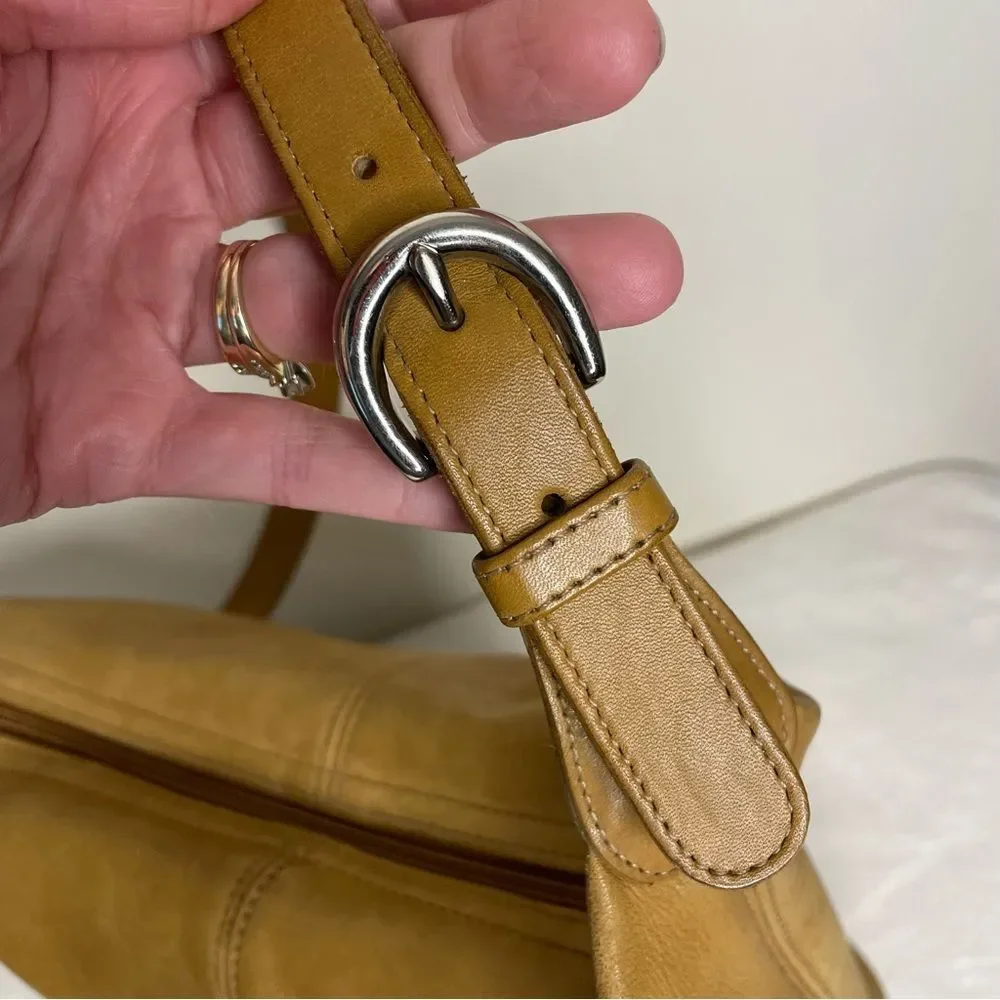 Coach Soho Vintage Mini Bucket Bag Purse Handbag Leather 4148 Lightweight Toffee
